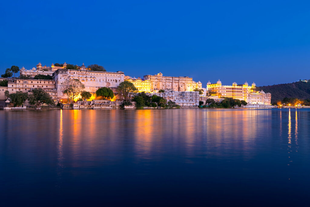 City Palace at night