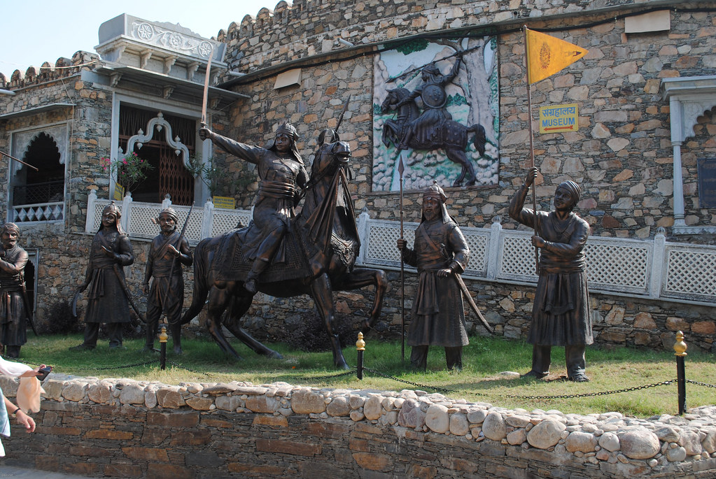 Statues at Haldighati Museum